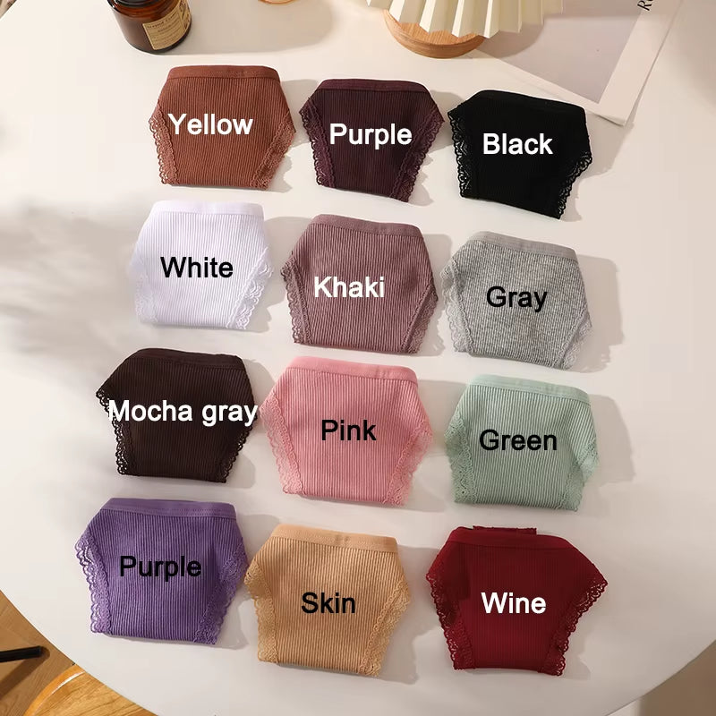 5Pcs/Set Cotton Panties Sexy G-String Women'S Underwear T-Back Lingerie Femme Underpants Briefs Adjustable Waist Thong Intimates